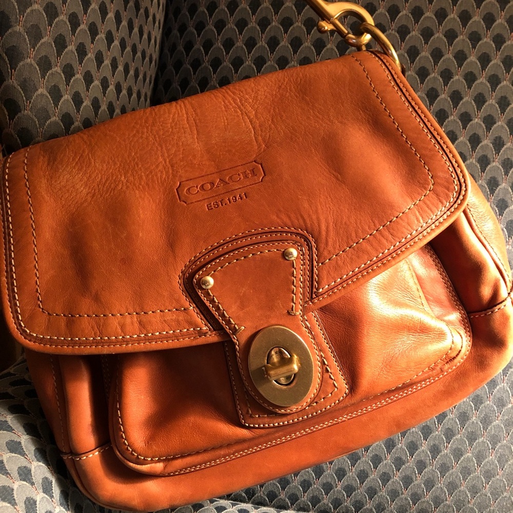 Leather Coach Purse (auth pending)